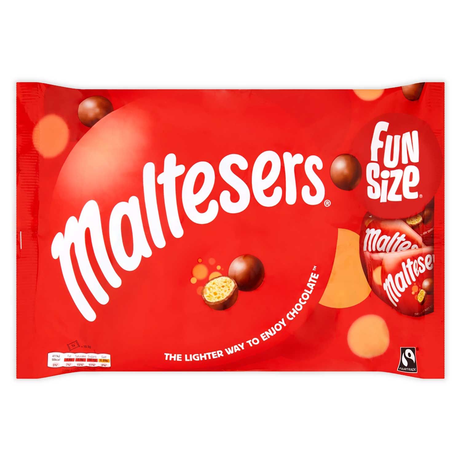 Chocolate Fun Size Bags Multipack 195g Maltesers